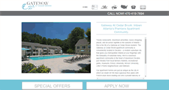 Desktop Screenshot of mygatewayapts.com